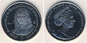 1 Dólar Islas Vírgenes Níquel/Cobre Isabel II (1926-2022)