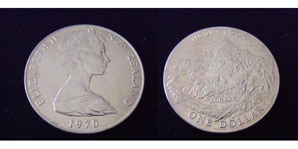 1 Dólar Nueva Zelanda Níquel/Cobre 