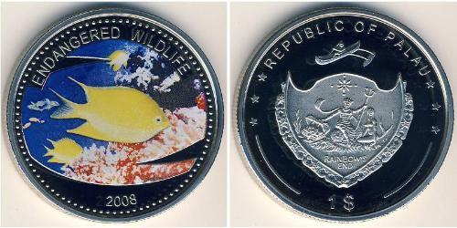 1 Dólar Palaos Níquel/Cobre 