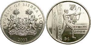 1 Dólar Sierra Leona Níquel/Cobre 