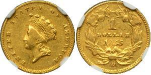 1 Dólar Estados Unidos de América (1776 - ) Oro 