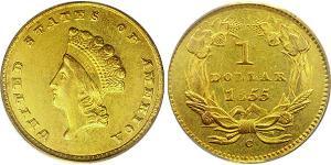 1 Dólar Estados Unidos de América (1776 - ) Oro 