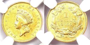 1 Dólar Estados Unidos de América (1776 - ) Oro 