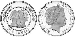 1 Dólar Australia (1939 - ) Plata 