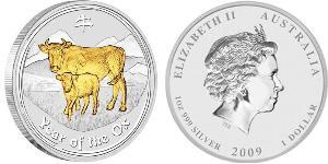 1 Dólar Australia (1939 - ) Plata 
