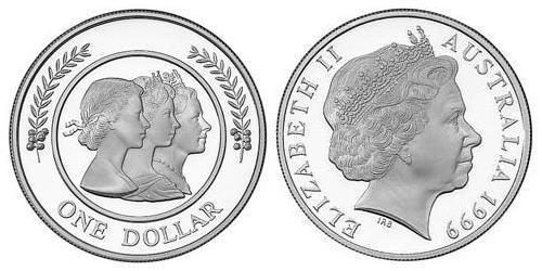 1 Dólar Australia (1939 - ) Plata 