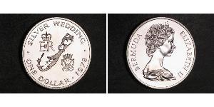 1 Dólar Bermudas Plata Isabel II (1926-2022)