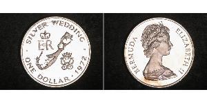 1 Dólar Bermudas Plata Isabel II (1926-2022)