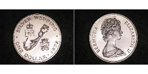 1 Dólar Bermudas Plata Isabel II (1926-2022)