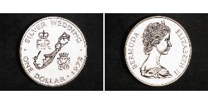 1 Dólar Bermudas Plata Isabel II (1926-2022)
