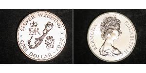 1 Dólar Bermudas Plata Isabel II (1926-2022)