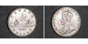 1 Dólar Canadá Plata Jorge V (1865-1936)