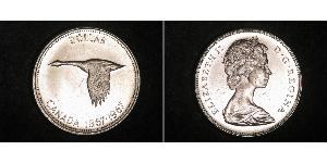 1 Dólar Canadá Plata Isabel II (1926-2022)