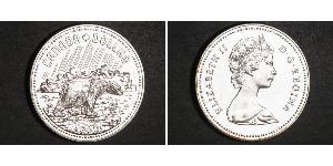 1 Dólar Canadá Plata Isabel II (1926-2022)