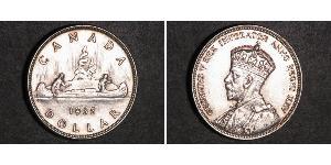 1 Dólar Canadá Plata Jorge V (1865-1936)