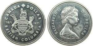 1 Dólar Canadá Plata Isabel II (1926-2022)