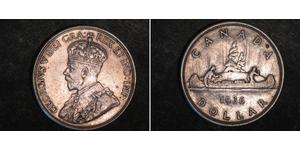 1 Dólar Canadá Plata Jorge V (1865-1936)