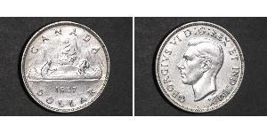 1 Dólar Canadá Plata Jorge VI (1895-1952)