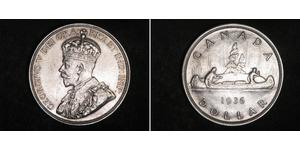 1 Dólar Canadá Plata Jorge V (1865-1936)