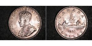 1 Dólar Canadá Plata Jorge V (1865-1936)