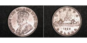 1 Dólar Canadá Plata Jorge V (1865-1936)