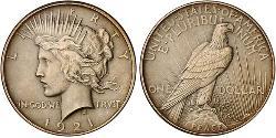 1 Dólar Estados Unidos de América (1776 - ) Plata 