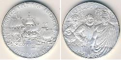 1 Dólar Estados Unidos de América (1776 - ) Plata 