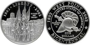 1 Dólar Estados Unidos de América (1776 - ) Plata 