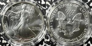1 Dólar Estados Unidos de América (1776 - ) Plata 