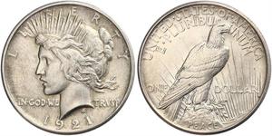 1 Dólar Estados Unidos de América (1776 - ) Plata 