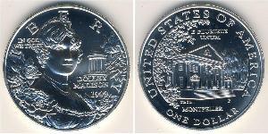 1 Dólar Estados Unidos de América (1776 - ) Plata 