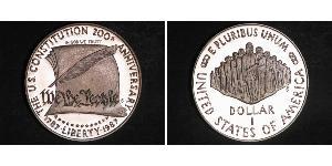 1 Dólar Estados Unidos de América (1776 - ) Plata 