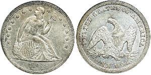 1 Dólar Estados Unidos de América (1776 - ) Plata 