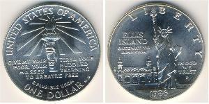 1 Dólar Estados Unidos de América (1776 - ) Plata 