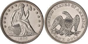 1 Dólar Estados Unidos de América (1776 - ) Plata 