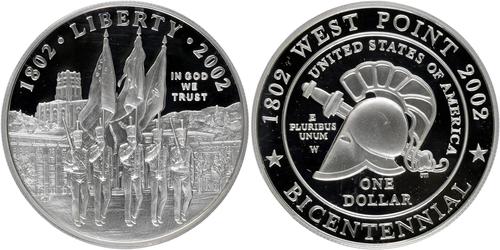1 Dólar Estados Unidos de América (1776 - ) Plata 