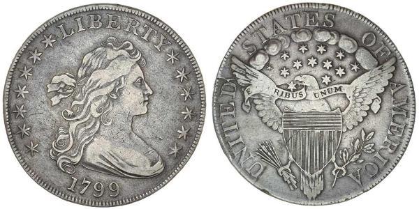 1 Dólar Estados Unidos de América (1776 - ) Plata Anne Willing Bingham (1764-1801)