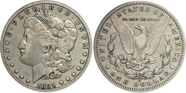 1 Dólar Estados Unidos de América (1776 - ) Plata 