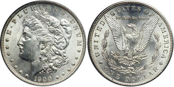 1 Dólar Estados Unidos de América (1776 - ) Plata 