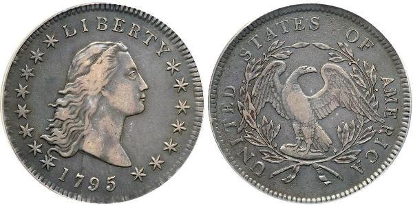 1 Dólar Estados Unidos de América (1776 - ) Plata 