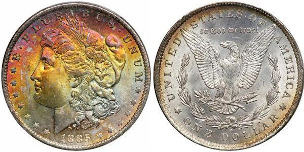 1 Dólar Estados Unidos de América (1776 - ) Plata 