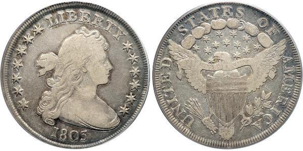 1 Dólar Estados Unidos de América (1776 - ) Plata Anne Willing Bingham (1764-1801)