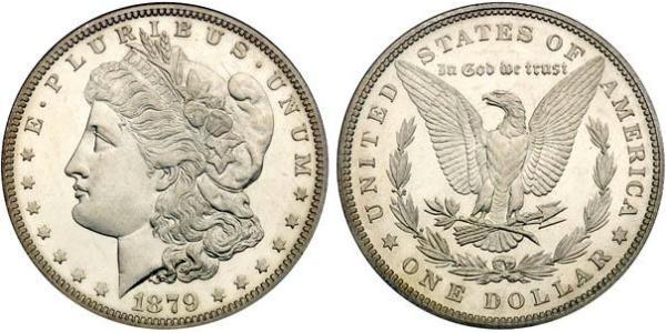 1 Dólar Estados Unidos de América (1776 - ) Plata 