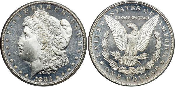 1 Dólar Estados Unidos de América (1776 - ) Plata 