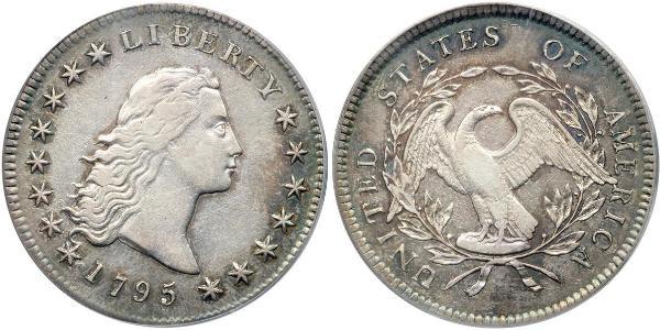 1 Dólar Estados Unidos de América (1776 - ) Plata 