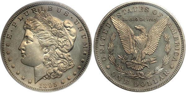 1 Dólar Estados Unidos de América (1776 - ) Plata 