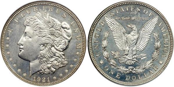 1 Dólar Estados Unidos de América (1776 - ) Plata 