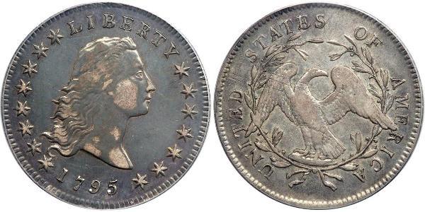 1 Dólar Estados Unidos de América (1776 - ) Plata 