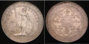 1 Dólar Hong Kong / Imperio británico (1497 - 1949) Plata 