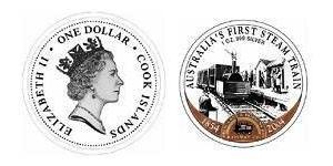 1 Dólar Islas Cook Plata 